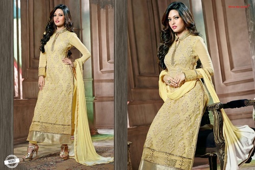 Designer Embroidered Georgette Salwar Suit