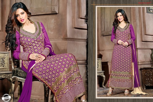 Designer Embroidered Georgette Salwar Suit