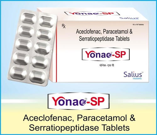 Aceclofenac Paracetamol Serratiopeptidase