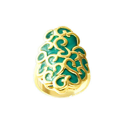 GOLD PLATED RING - Gold Plated, Size 6-10 | Elegant Design, High Polish Finish, Durable Eye-Catching Jewelry