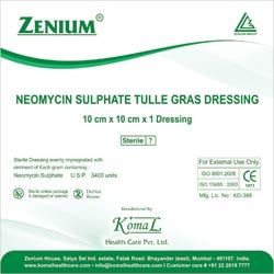 White Neomycin Sulphate Tulle Dressing   (Fradiomycin Sulphate Tulle Dressing)