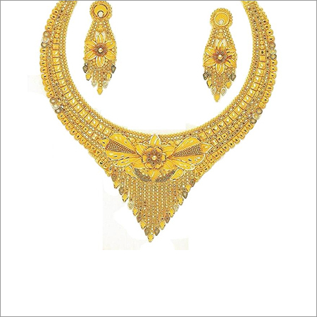 Indian Gold Plated Necklace Set