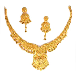 Ethnic Gold Plated Necklace Set