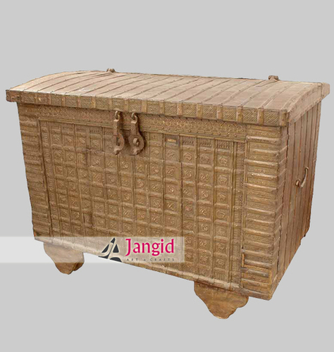 Antique Wooden Storage Box By JANGID ART AND CRAFTS