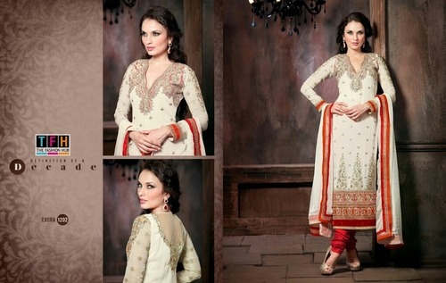 EXORA- 2, GEORGETTE STRAIGHT SUIT