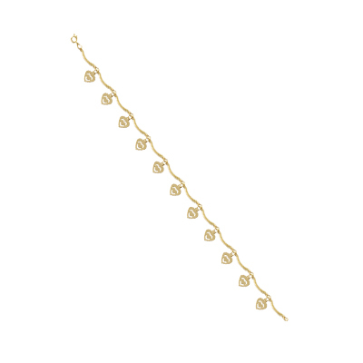 GOLD PLATED HAND BRACELETS - Gold Plated, 7-8 Inches, Lobster Clasp | Elegant Design, Durable Material, Stylish Accessory