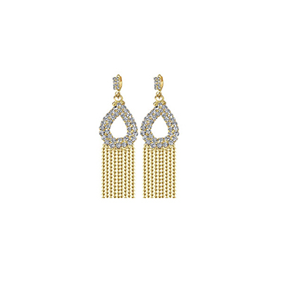 CZ STONE EARRINGS