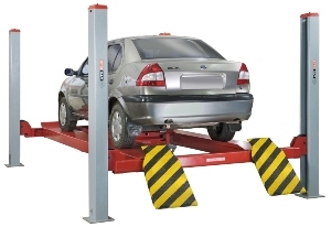 Wheel Alignment Four Post Lift with Jack Beam