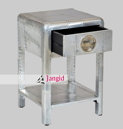 Indian Aviator Style Side Table By JANGID ART AND CRAFTS