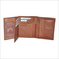 Leather Trifold Wallets - Genuine Leather, 4x3x1 Inches, Brown | 6-8 Card Slots, Snap Closure, Elegant Style, Pocket-sized, Tear And Moisture Resistant