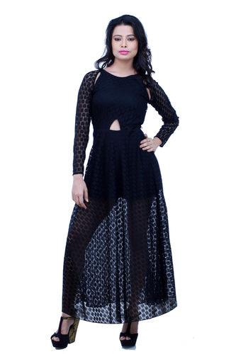 Shoulder Cut Out Maxi Dress