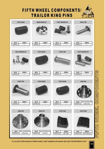 Fifth Wheel Components Catalogue