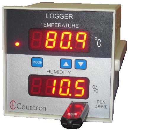 Humidity and Temperature Logger using USB Flash Pe