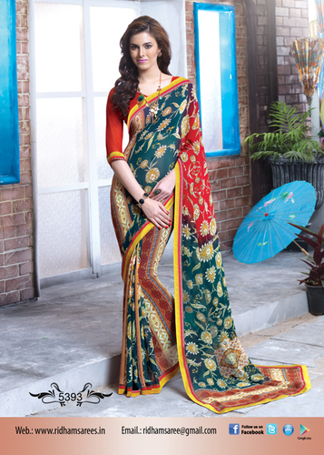 Ladies Wear Printed Sarees