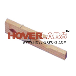 Test Tube Holder - Wood, 18cm, Brown | Steel Spring Closure, Secure Grip, Durable