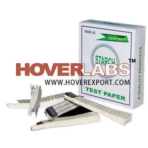 Starch Paper - Imported Filter Paper, 100/200 LVS, 20 Sheets per Book | Acid-Free, Stable, Cardboard Box Packaging
