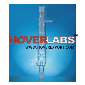 Allihn Condensers (Bulb Condencer) - Borosilicate Glass, 160-600mm Length, Ground Glass Joint | Efficient Cooling, Versatile Design, Durable, Easy Cleaning