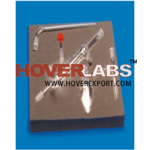 29 GU/Organic Chemistry Set - Glass 50 ml Flask, 30g Scale | Student Training, Preparative Techniques