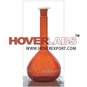Volumetric Flask Amber