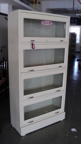 Glass door bookcase