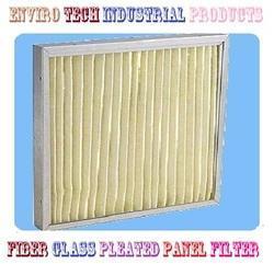 Fiber Glass Pleated Panel Filter