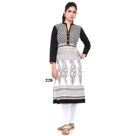 Black & Gray Kurti