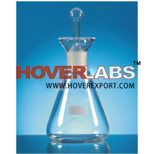 Flasks, Iodine - Borosilicate Glass 250-500 ml, Clear, Joint Size 24/29 & 29/32 | Precise Measurement, Chemical Resistance, Durable, Easy Handling