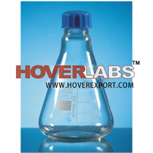 Flasks Conical with PTFE Liner Screw Cap.