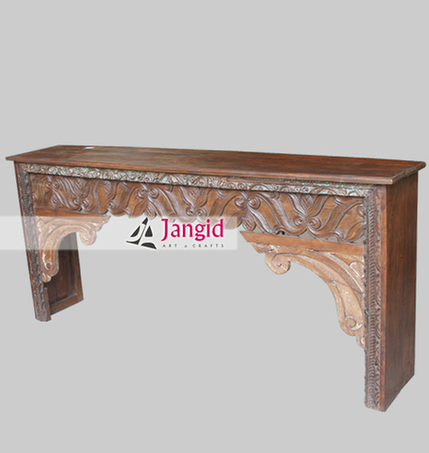 Antique Reproduction Carved Console Table India