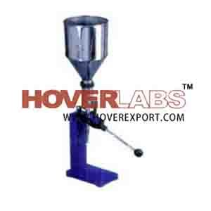 Collapsible tube filling machine