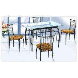 Wrought Iron Chair and Table