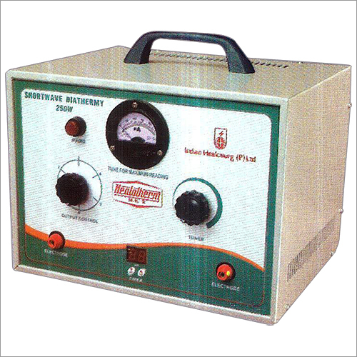 Shortwave Medical Diathermy 250 Watts Portable With Cooling Fan