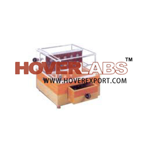 Histamine Chamber - Perspex & Wood Material, Compact Design , Accurate Results, Includes Nebulizer & Sphygmomanometer for Guinea Pig Assay