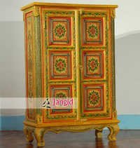 Indian Hand Painted Bedroom Almirah