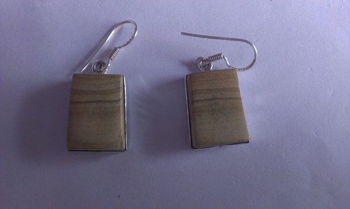 Silver Ear ring with Jesper Stone