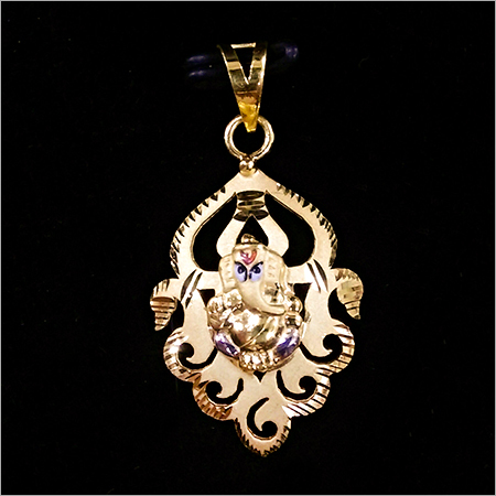 गोल्ड गणेश पेंडेंट