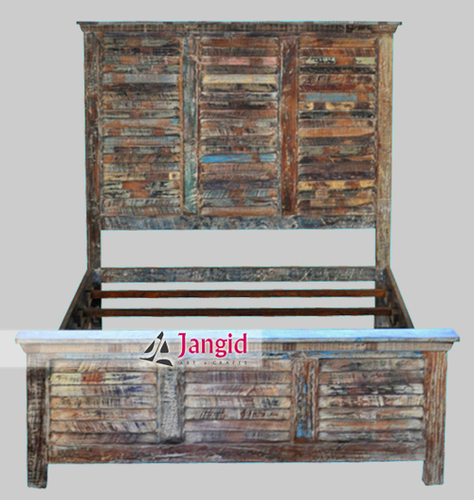 Indian Reclaimed Wooden Bed