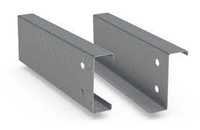 C Purlins - Galvanized Steel, Customizable Sizes, Gray Color | High Load-bearing Capacity, Lightweight, Durable, Easy To Install, High Tensile Strength