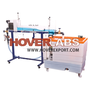 Open channel (hydraulic flume) -4M long (A.C motor)