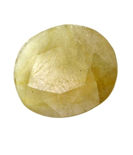 6.92 Carats BRAHASPATI Gemstone Yellow Sapphire In India