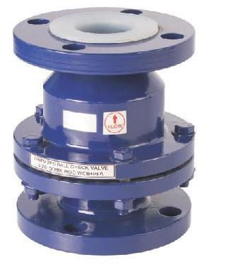 Pvdf Lined Ball Check Valve