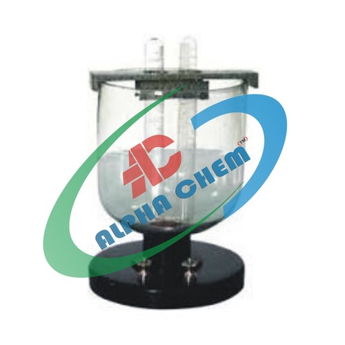 Water Voltameter - Glass and Plastic, 150x100x200 mm | Platinum Electrodes, Gas Analysis, Electrolysis Demo