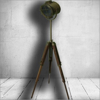 Antique Search Light Three Fold Stand
