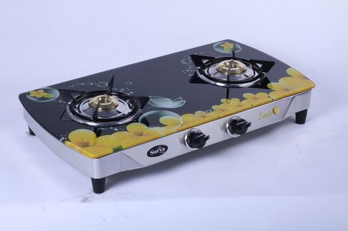 Digital Printed 2 Burner Glass Gas Stove