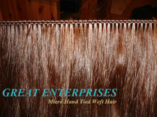 Micro Hand Tied Weft Hair