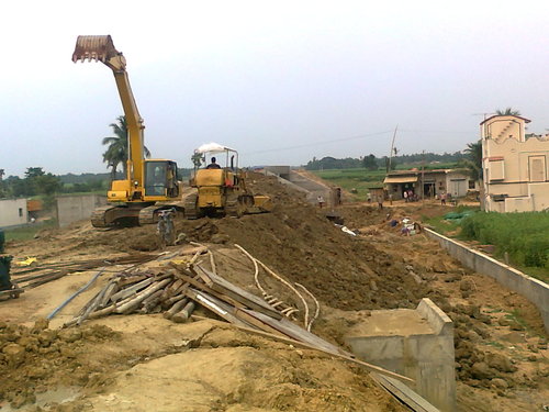 EARTH WORK at Railway Project sec.3.