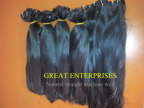 Natural Straight Machine Weft Hair