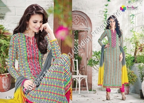 BLOSSOM 3,Cotton unstitched suits
