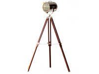 Designer Modern Floor Lamp Brown Tripod