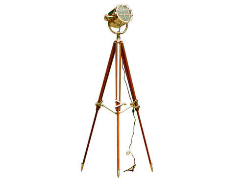 Hollywood Studio Photography Floor Lamp Searchlight Brown Tripod